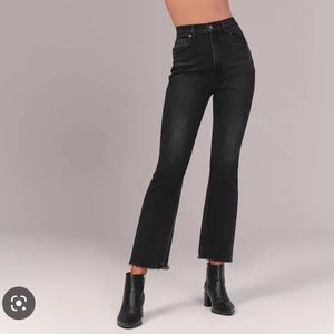 Abercrombie Kick Flare Jeans High Rise